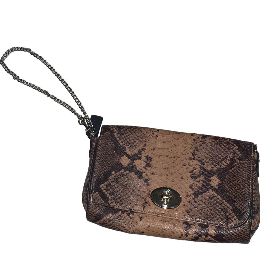 Authentic Coach Snakeskin Mini Ruby Crossbody - image 6